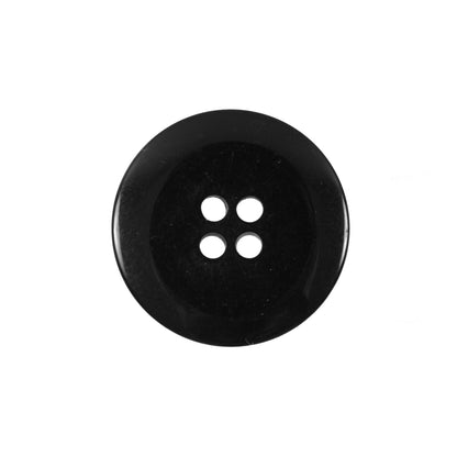 Black 4-Hole Plastic Button - 36L/23mm Detail