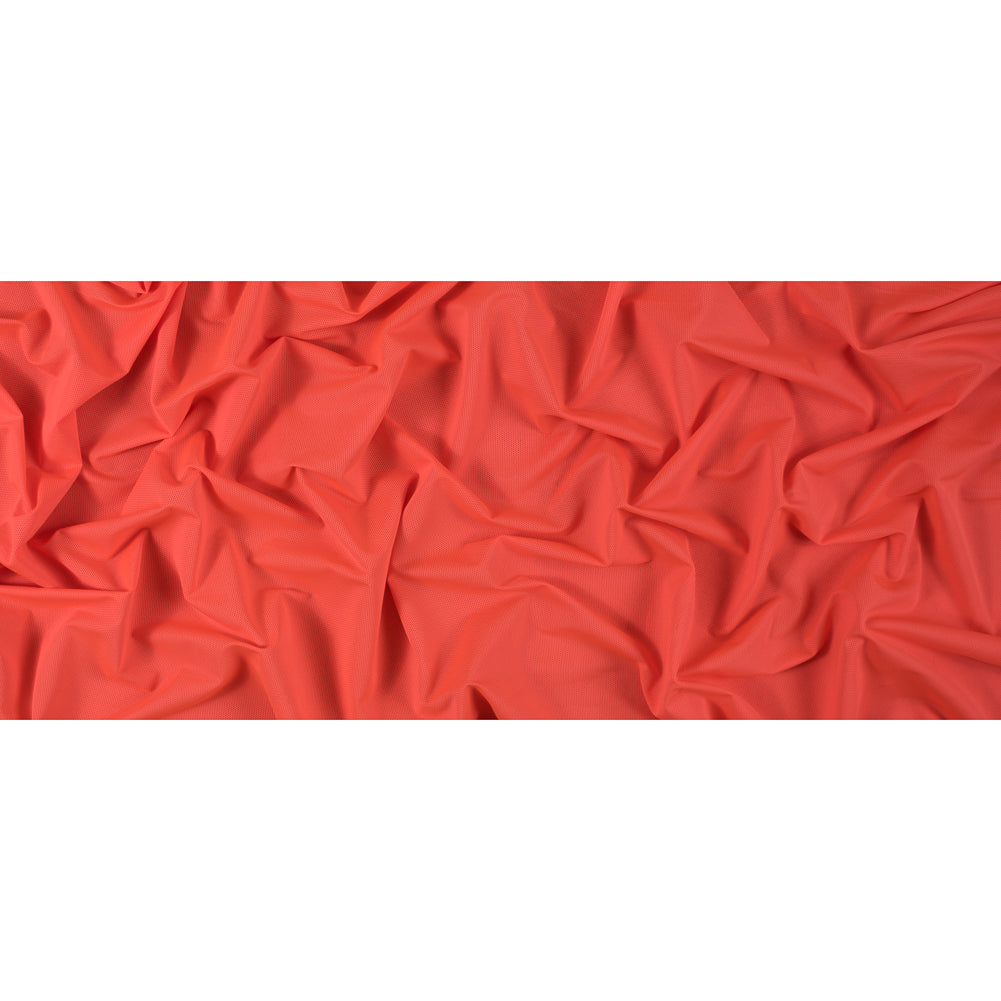 Neon Orange Stretch Mesh with Wicking Capabilities - Full
