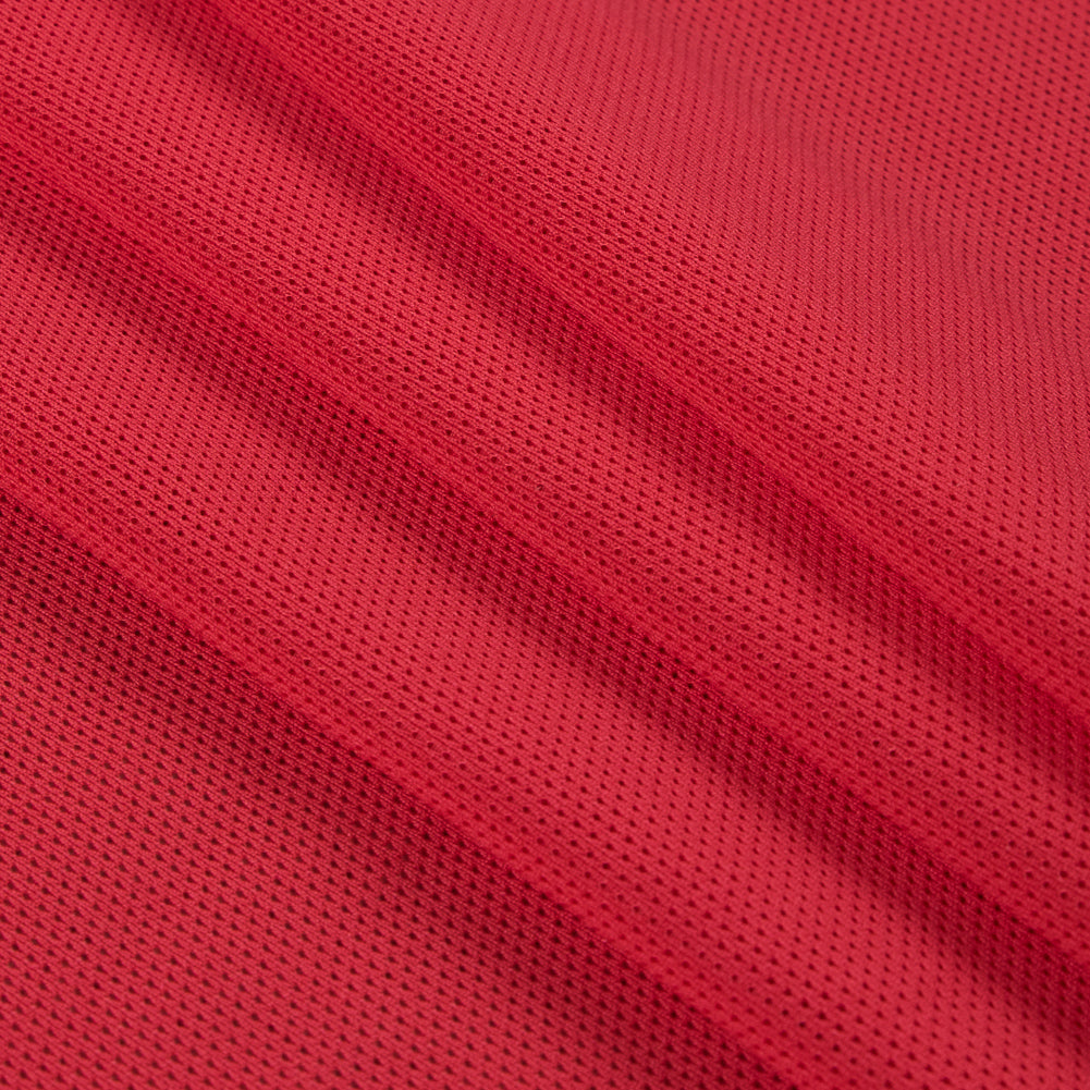 Neon Orange Stretch Mesh with Wicking Capabilities - Folded