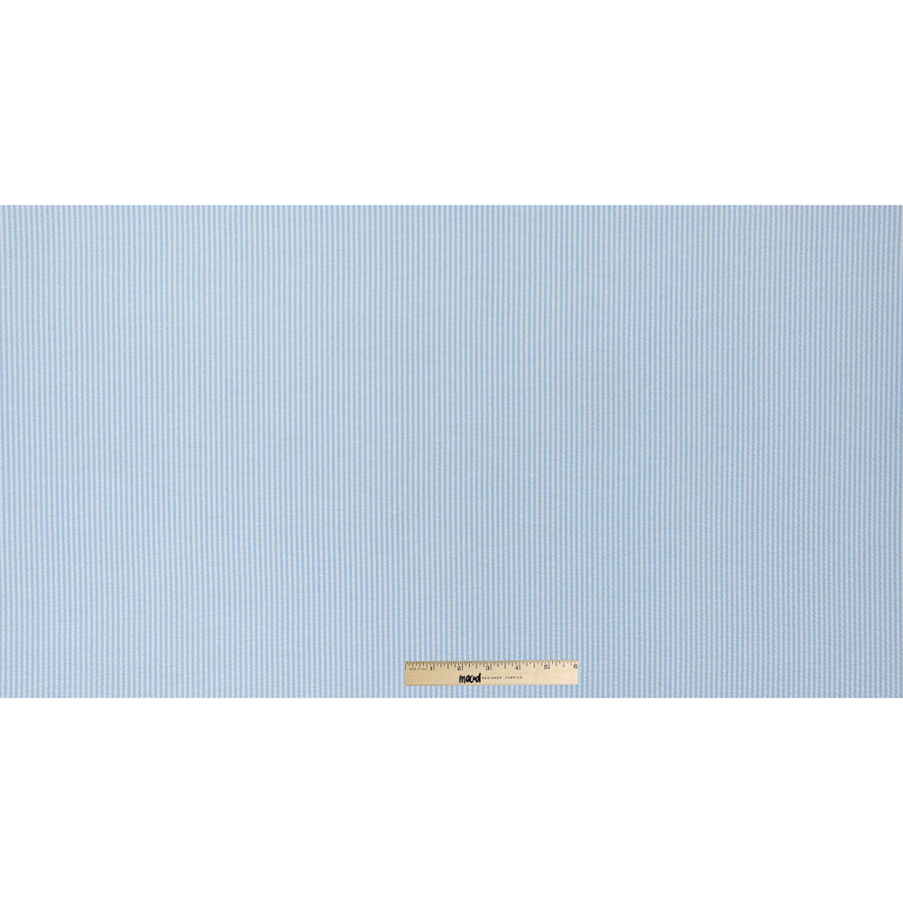 Dewey Light Blue Candy Striped Seersucker