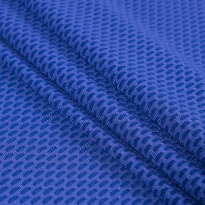 Pacific Blue Stretch Mesh with Wicking Capabilities Folded