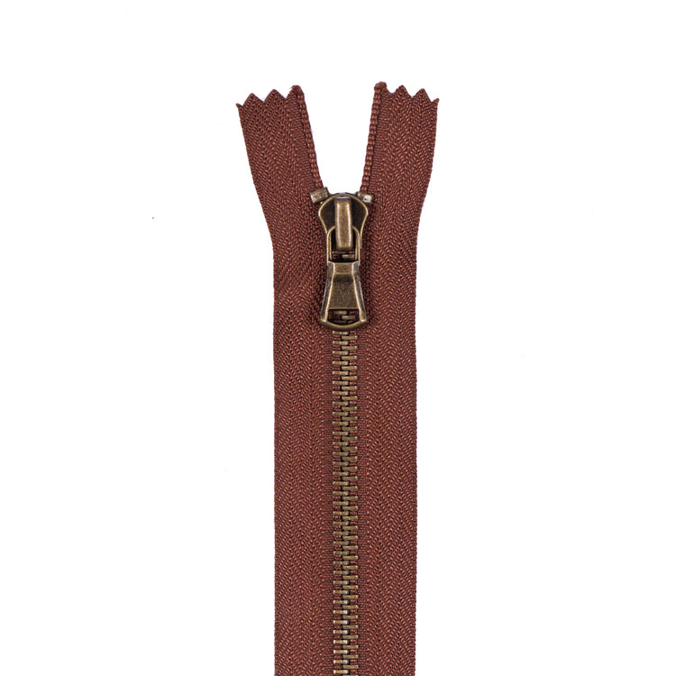 template--25130090922057__main-Copper Metal Zipper with Antique Gold Pull and Teeth - 5"