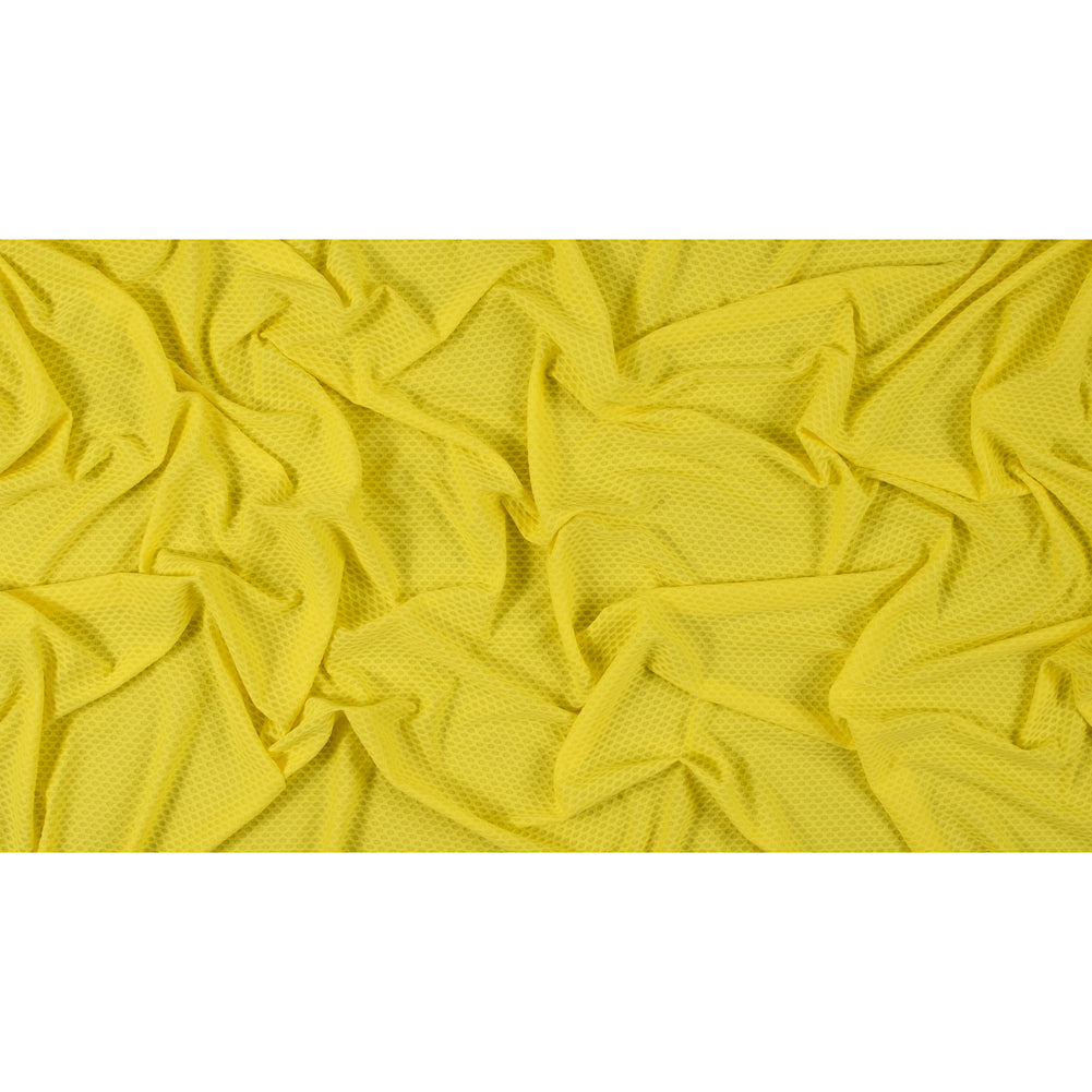 Yellow Knit Jacquard Mesh - Full