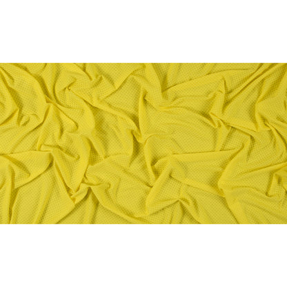 Yellow Knit Jacquard Mesh - Full