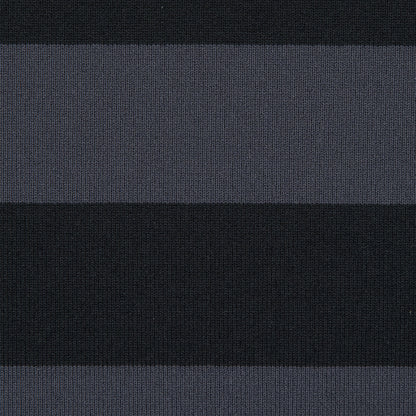 Black and Metal Gray Awning Striped Stretch Eclon Jersey Full