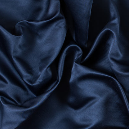 Navy Double Faced Duchesse Satin