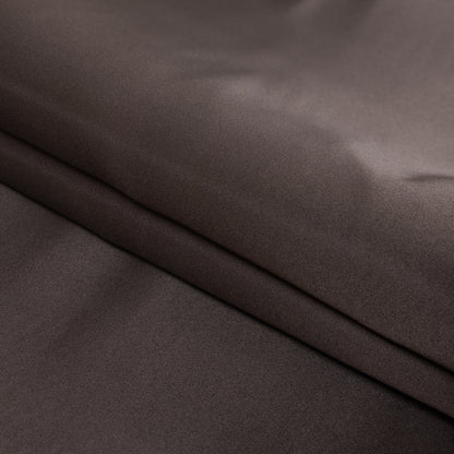 Brown and White Two-Tone Double Duchesse Satin - Folded