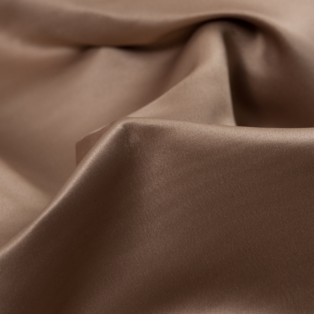 Tan and White Two-Tone Double Duchesse Satin Full