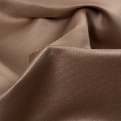 Tan and White Two-Tone Double Duchesse Satin Full
