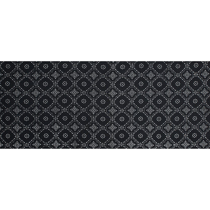 Italian Black Laser-Cut Jersey Full