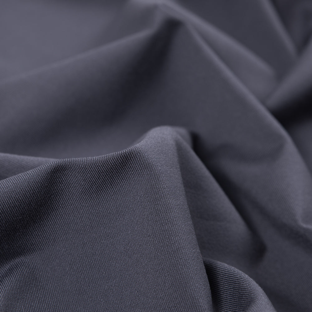 Metal Gray Stretch Eclon Jersey - Full
