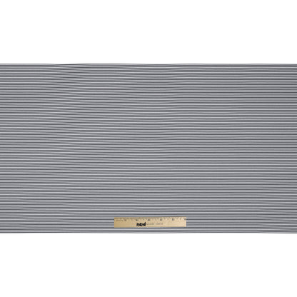 Gray and White Candy Striped Stretch Eclon Jersey - Full