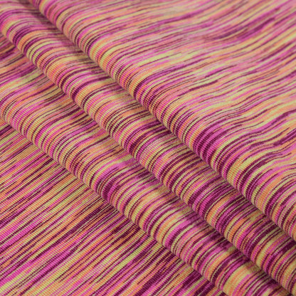 Mandarin Printed Nylon Jersey with Wicking Capabilities - Folded