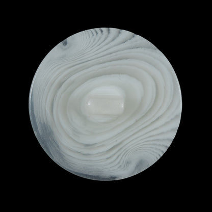 White Translucent Shank-Back Button - 44L/28mm - Detail
