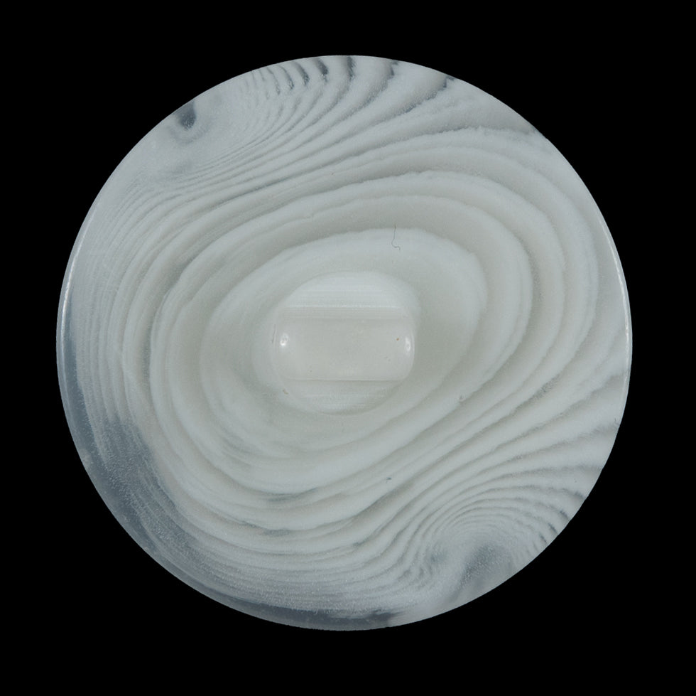 White Translucent Shank-Back Button - 54L/34mm Detail