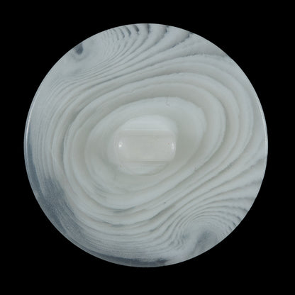 White Translucent Shank-Back Button - 54L/34mm Detail