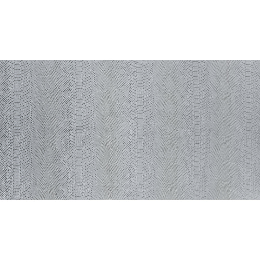 White and Ivory Vinyl Snakeskin - Folded