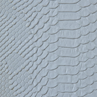 White and Ivory Vinyl Snakeskin - Full
