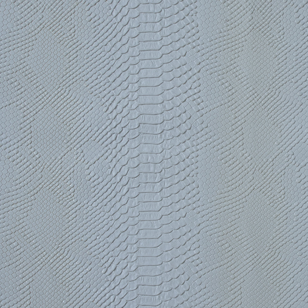 White and Ivory Vinyl Snakeskin