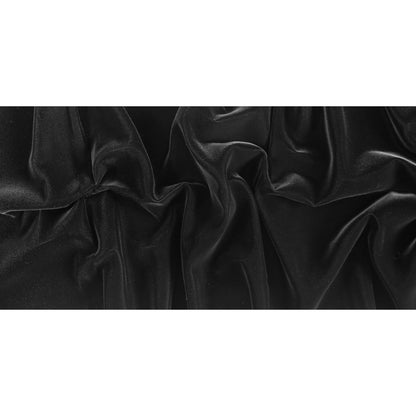 Luxury Lyons Velvet - Black - Leander Collection Folded
