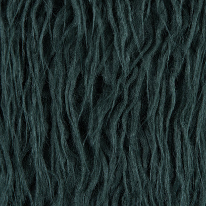 Shaggy Emerald Green Knit Faux Fur - Full