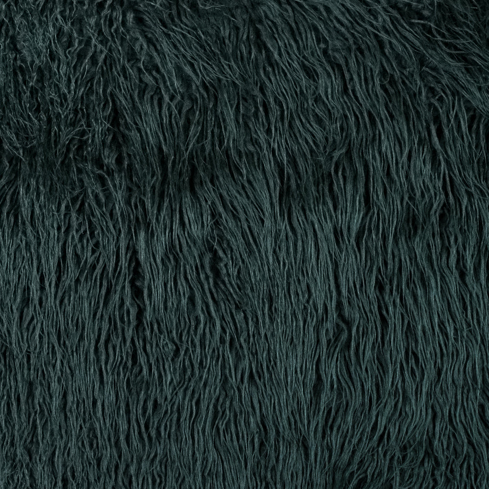 Shaggy Emerald Green Knit Faux Fur