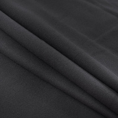 Black Medium-Weight Micro Fleece - Folded