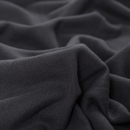Black Medium-Weight Micro Fleece - Detail