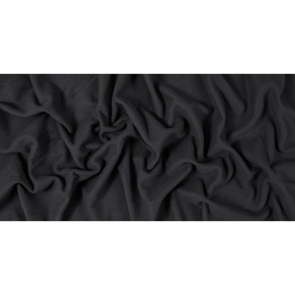Black Medium-Weight Micro Fleece - Full