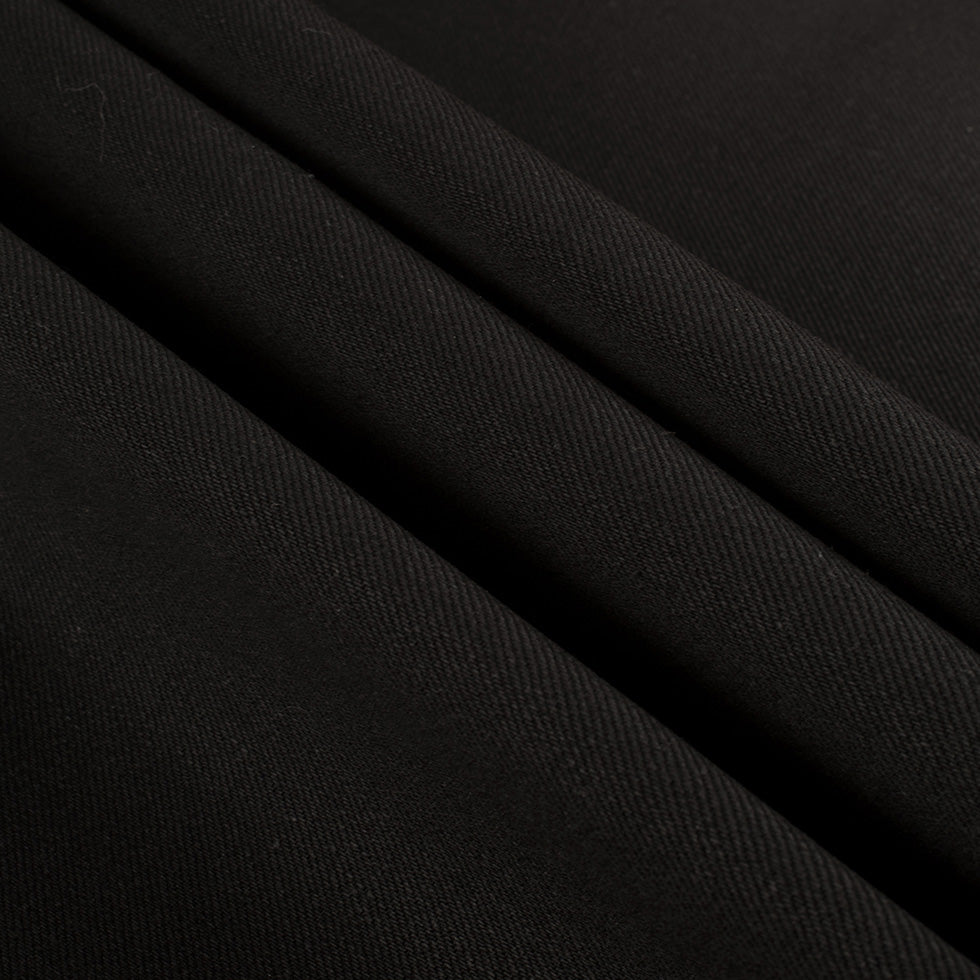 Black Cotton Selvedge Denim -12oz