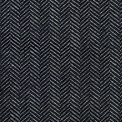Dark Navy Selvedge Denim with Chevron Design - 13.3oz - Full