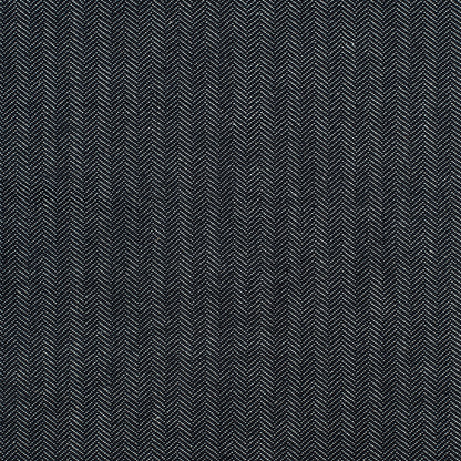 Dark Navy Selvedge Denim with Chevron Design - 13.3oz