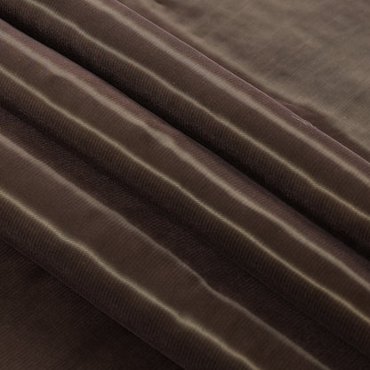 Heavy Twill Lining - Chocolate Brown Folded