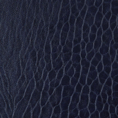 Nightshade Pebble Embossed Stretch Faux Leather with a Black Viscose Backing Detail