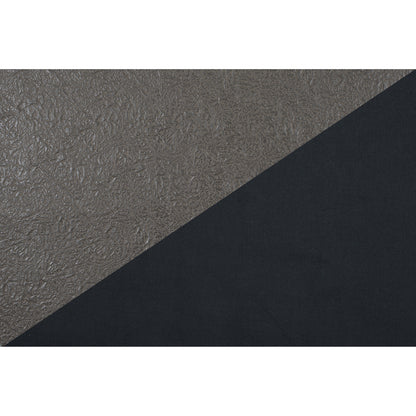 Slate Black Embossed Faux Leather with a Black Fabric Backing Full