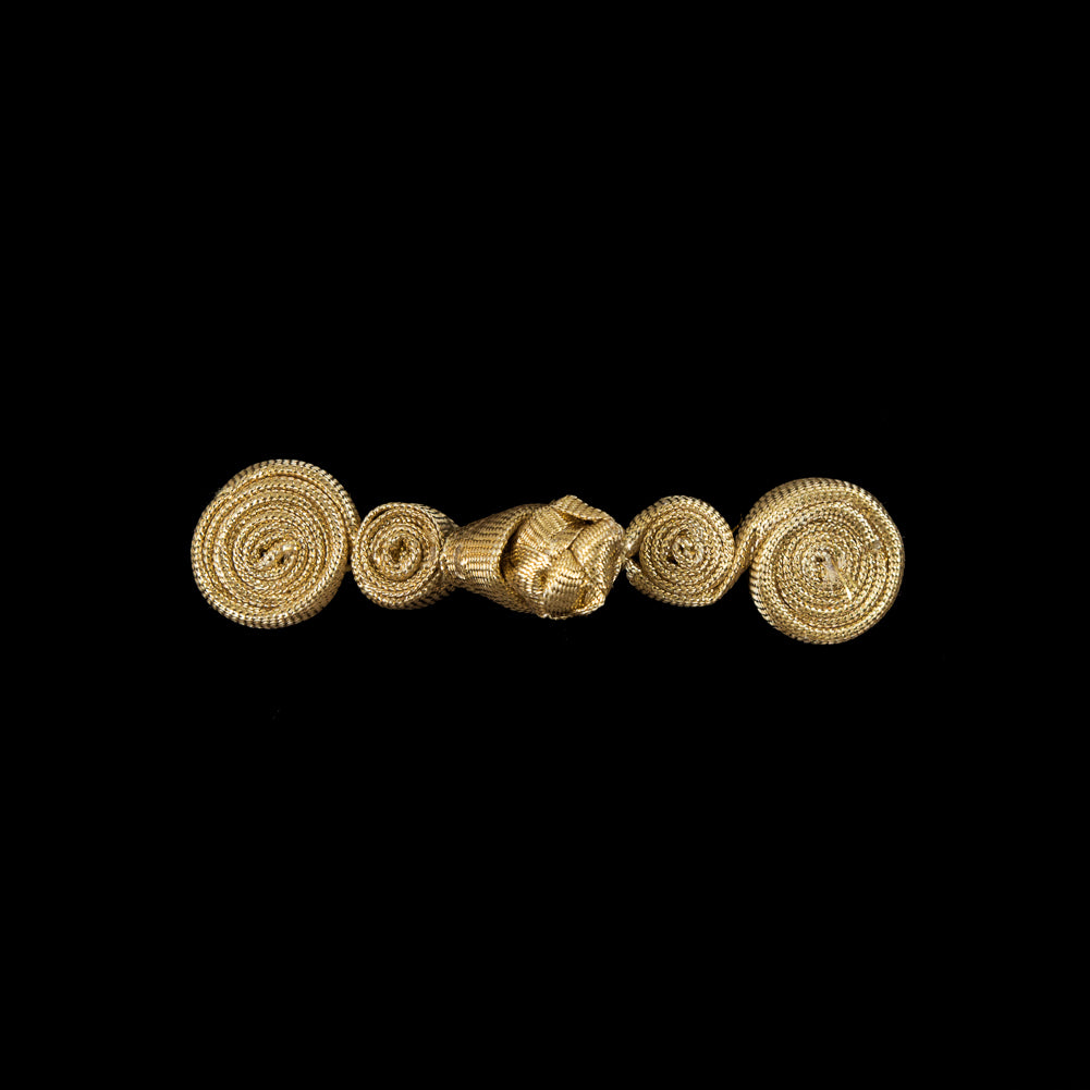Gold Frog Closure - 2.375 x .625