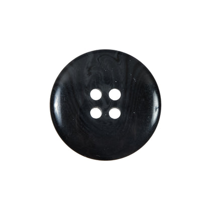 Dark Gray 4-Hole Plastic Button - 36L/23mm Detail