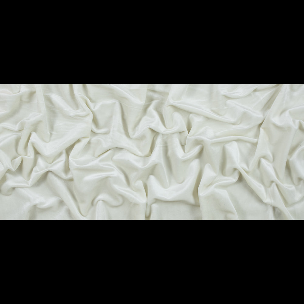 Vanilla Ice Polyester Velvet - Folded