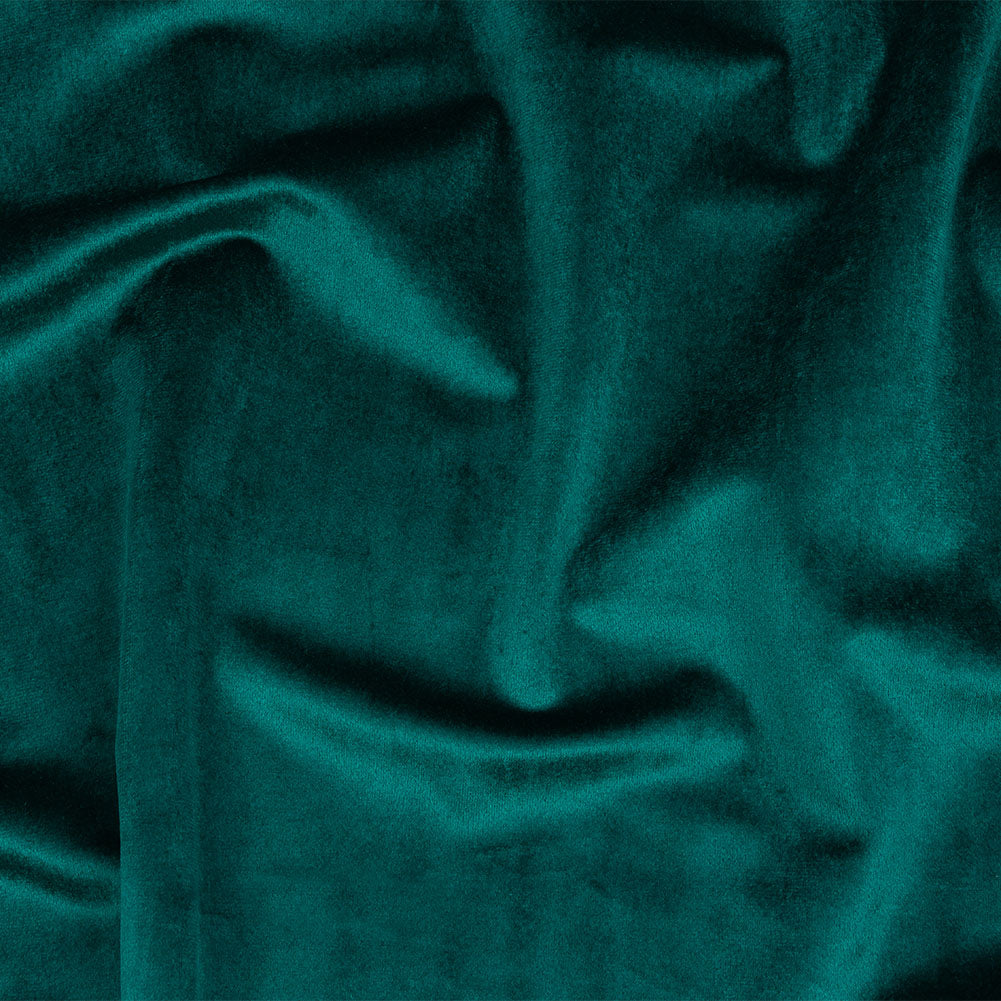 Polyester Velvet - Pacific Blue - Helene Collection