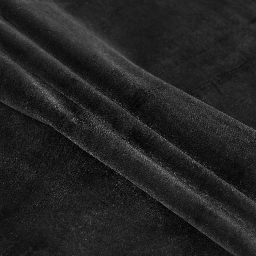 Polyester Velvet - Black - Helene Collection Detail