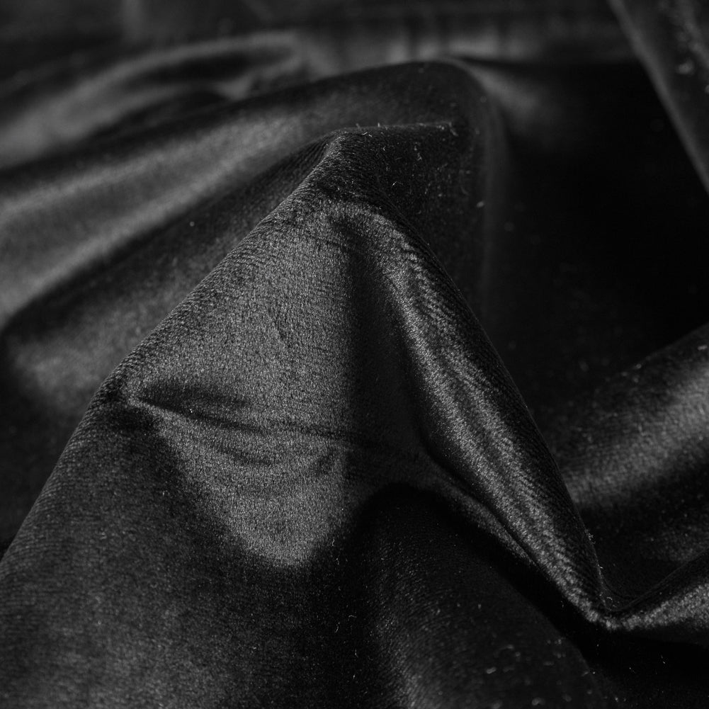 Polyester Velvet - Black - Helene Collection Full