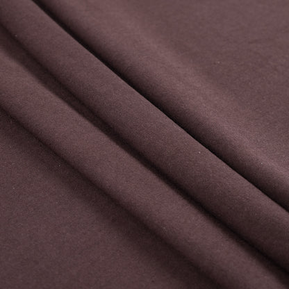Brown Solid Cotton Jersey Detail