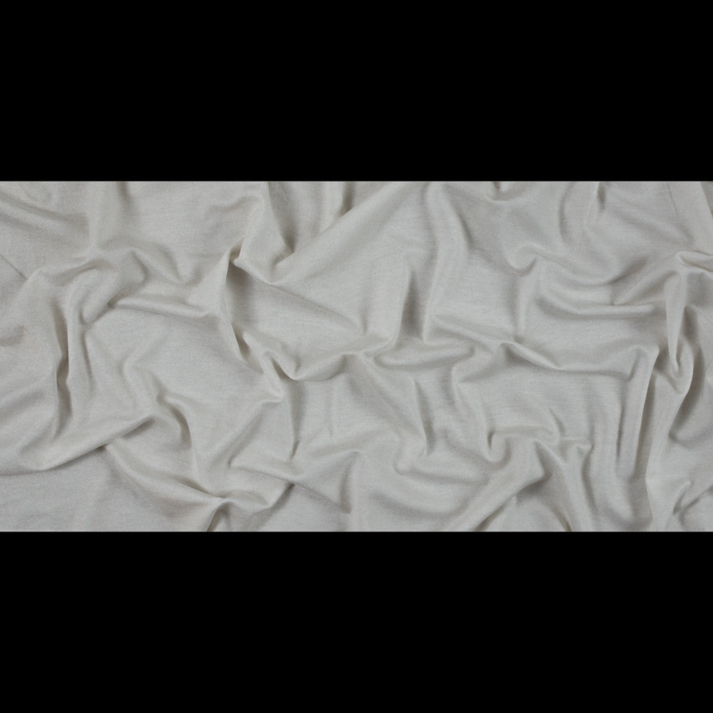 Metallic Ivory and Gold Hacci Baby Knit with All-over Foil - Folded