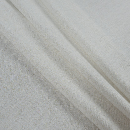 Metallic Ivory and Gold Hacci Baby Knit with All-over Foil - Detail