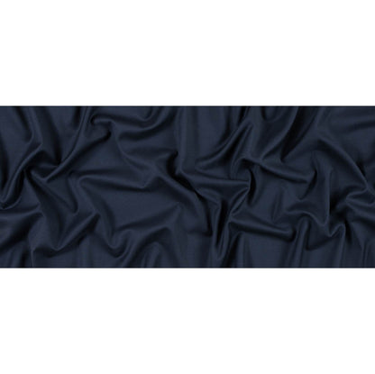 Navy Super 120 Merino Wool Twill/Suiting - Full