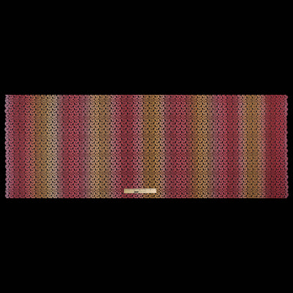 Hot Coral and Pale Marigold Ombre Raschel Lace - Full