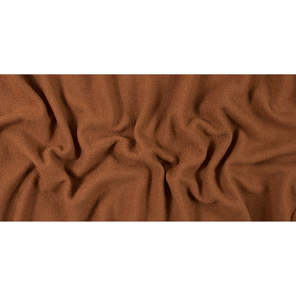 Boiled Wool Coating Fabric - Adobe Brown - Ketil Collection Folded