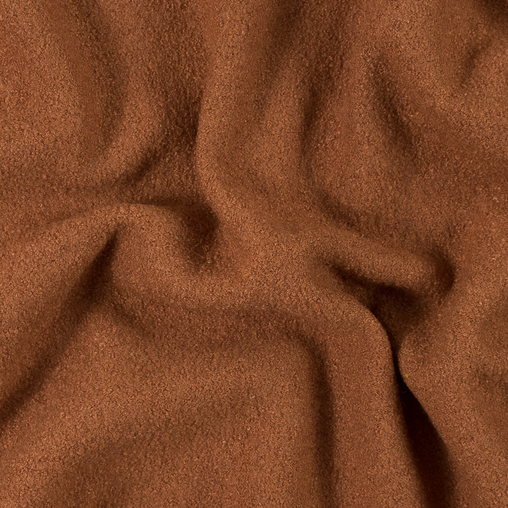 Boiled Wool Coating Fabric - Adobe Brown - Ketil Collection
