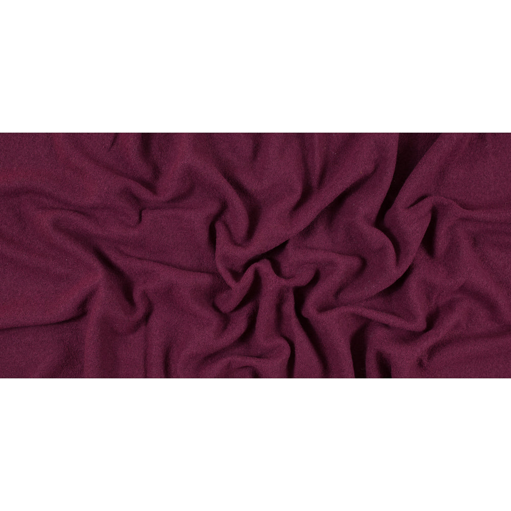 Boiled Wool Coating Fabric - Amaranth Purple - Ketil Collection Folded