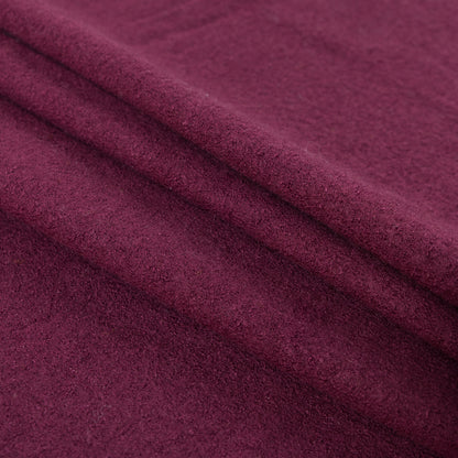 Boiled Wool Coating Fabric - Amaranth Purple - Ketil Collection Detail